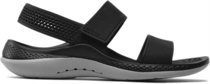 ΣΑΝΔΑΛΙΑ LITERIDE 360 SANDAL W 206711 ΜΑΥΡΟ CROCS