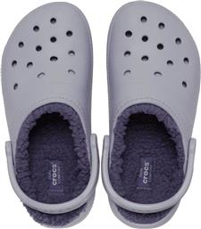 UNISEX CLOGS ΜΕ ΕΠΕΝΔΥΣΗ ΑΠΟ FAUX ΓΟΥΝΑ ''CLASSIC LINED'' - E66008 ΛΙΛΑ CROCS