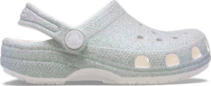 ΒΡΕΦΙΚΑ ΣΑΜΠΟ CLASSIC CLOG ΓΙΑ ΚΟΡΙΤΣΙΑ IRIDESCENT GLITTER (ΜΕΓΕΘΗ 19-28) - ΡΟΖ CROCS