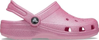 ΒΡΕΦΙΚΑ ΣΑΜΠΟ CLASSIC CLOG ΓΙΑ ΚΟΡΙΤΣΙΑ PINK TWEED GLITTER (ΜΕΓΕΘΗ 19-28) - ΡΟΖ CROCS από το DPAM