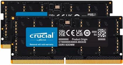 SODIMM DDR5 4800 2X32GB C40 ΜΝΗΜΗ RAM CRUCIAL