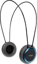 HP-100 ON-EAR HEADPHONE BLACK/BLUE CRYPTO