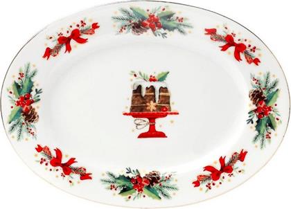 ΧΡΙΣΤΟΥΓΕΝΝΙΑΤΙΚΗ ΠΙΑΤΕΛΑ ΠΟΡΣΕΛΑΝΗΣ ΟΒΑΛ 24X18ΕΚ. CHRISTMAS MAGIC 06.240.08 (ΣΕΤ 2 ΤΕΜΑΧΙΑ) (ΥΛΙΚΟ: ΠΟΡΣΕΛΑΝΗ, ΧΡΩΜΑ: ΛΕΥΚΟ, ΜΕΓΕΘΟΣ: ΜΕΜΟΝΩΜΕΝΟ) - - 06.240.08 CRYSPO TRIO