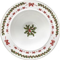 ΧΡΙΣΤΟΥΓΕΝΝΙΑΤΙΚΗ ΣΑΛΑΤΙΕΡΑ ΠΟΡΣΕΛΑΝΗΣ ΟΒΑΛ 23ΕΚ. NOEL 06.243.11 (ΥΛΙΚΟ: ΠΟΡΣΕΛΑΝΗ, ΧΡΩΜΑ: ΛΕΥΚΟ, ΜΕΓΕΘΟΣ: ΜΕΜΟΝΩΜΕΝΟ) - - 06.243.11 CRYSPO TRIO