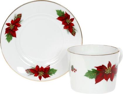 ΧΡΙΣΤΟΥΓΕΝΝΙΑΤΙΚΟ ΦΛΥΤΖΑΝΙ ΤΣΑΓΙΟΥ ΠΟΡΣΕΛΑΝΗΣ 230ML POISENTIA 06.241.16 (ΣΕΤ 2 ΤΕΜΑΧΙΑ) (ΥΛΙΚΟ: ΠΟΡΣΕΛΑΝΗ, ΧΡΩΜΑ: ΛΕΥΚΟ) - - 06.241.16 CRYSPO TRIO