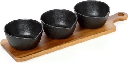 ΣΕΤ ΜΠΩΛΑΚΙ-ΝΤΙΠ 3 ΘΕΣΕΩΝ 34,5X10,3ΕΚ. ACACIA 65.000.205 (ΧΡΩΜΑ: ΜΑΥΡΟ) - - 65.000.205 CRYSPO TRIO