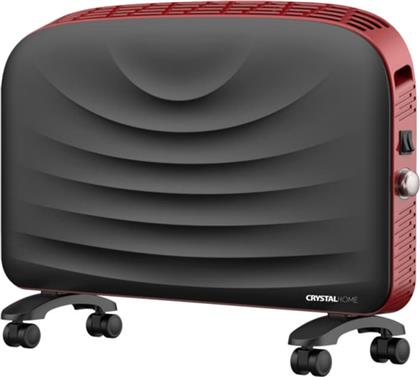 SLIM LINE ΘΕΡΜΟΠΟΜΠΟΣ ΔΑΠΕΔΟΥ 2000W ΜΑΥΡΟ CRYSTAL HOME