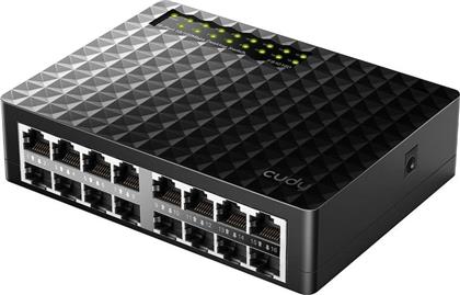 FS1016D NETWORK SWITCH UNMANAGED L2 16-PORT 10/100 MBPS DESKTOP CUDY