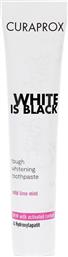 WHITE IS BLACK TOUGH WHITENING TOOTHPASTE ΛΕΥΚΑΝΤΙΚΗ ΟΔΟΝΤΟΚΡΕΜΑ 90ML CURAPROX από το PHARM24