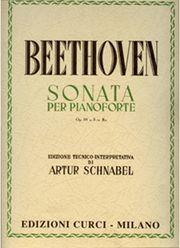 BEETHOVEN - SONATA PER PIANOFORTE OP. 10 N. 3 IN RE CURCI