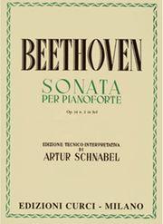 BEETHOVEN - SONATA PER PIANOFORTE OP. 14 N.2 IN SOL CURCI