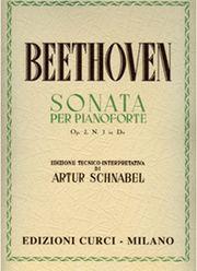 BEETHOVEN - SONATA PER PIANOFORTE OP.2, N. 3 IN DO CURCI