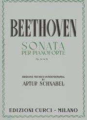 BEETHOVEN - SONATA PER PIANOFORTE OP. 54 IN FA CURCI