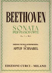 BEETHOVEN - SONATA PER PIANOFORTE OP. 7 IN MI B CURCI