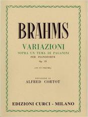 BRAHMS - PAGANINI VARIAZIONI OP. 35 CURCI