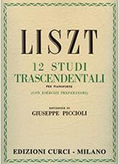 FRANZ LISZT - 12 STUDI TRASCENDENTI PER PIANOFORTE / ΕΚΔΟΣΕΙΣ CURCI