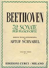 L.V.BEETHOVEN - 32 SONATE PER PIANOFORTE III (SCHNABEL) / ΕΚΔΟΣΕΙΣ CURCI