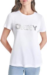 ΓΥΝΑΙΚΕΙΑ ΚΟΝΤΟΜΑΝΙΚΗ ΜΠΛΟΥΖΑ - LOGO DJ4T1268 91Y1 DKNY