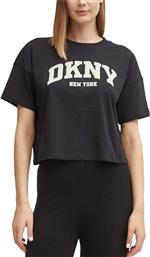 ΓΥΝΑΙΚΕΙΑ ΚΟΝΤΟΜΑΝΙΚΗ ΜΠΛΟΥΖΑ - LOGO DP4T9945 71E2 DKNY