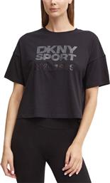 ΓΥΝΑΙΚΕΙΑ ΚΟΝΤΟΜΑΝΙΚΗ ΜΠΛΟΥΖΑ - LOGO DP4T9972 0071 DKNY