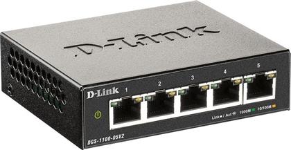 DGS-1100-05V2 NETWORK SWITCH MANAGED L2 GIGABIT ETHERNET (1000 MBPS) D LINK