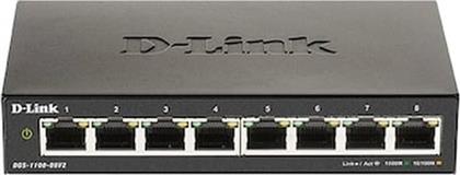 DGS-1100-08PV2 NETWORK SWITCH MANAGED L2/L3 GIGABIT ETHERNET (1000 MBPS) POE SUPPORT D LINK