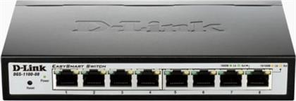 ΔΙΑΝΟΜΕΑΣ ΔΙΚΤΥΟΥ DGS-1100-08 - 8 PORT NETWORK SWITCH D LINK