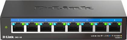 DMS-108/E 2.5G MULTI GIGABIT UNMANAGED NETWORK SWITCH (2.500 MBPS) D LINK