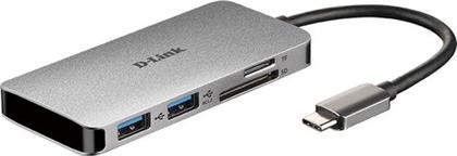DUB-M610 6-IN-1 USB-C WITH HDMI/CARD READER HUB D LINK από το ΚΩΤΣΟΒΟΛΟΣ