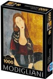 AMEDEO MODIGLIANI-PORTRAIT OF JEANNE HEBUTERNE 1000 ΚΟΜΜΑΤΙΑ D TOYS