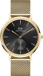 ΡΟΛΟΙ CLASSIC MULTI-EYE EVERGOLD ONYX DW00100713 ΧΡΥΣΟ DANIEL WELLINGTON