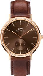 ΡΟΛΟΙ CLASSIC MULTI-EYE ST MAVES AMBER DW00100707 ΚΑΦΕ DANIEL WELLINGTON