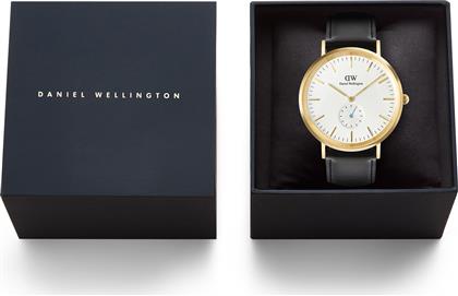 ΡΟΛΟΙ CLASSIC ST MAWES DW00100868 ΜΑΥΡΟ DANIEL WELLINGTON