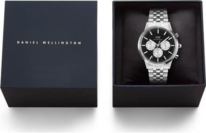 ΡΟΛΟΙ ICONIC CHRONOGRAPH DW00100873 ΑΣΗΜΙ DANIEL WELLINGTON