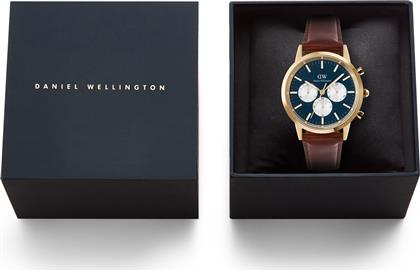 ΡΟΛΟΙ ICONIC CHRONOGRAPH ST MAWES ARCTIC PANDA DW00100875 ΚΑΦΕ DANIEL WELLINGTON