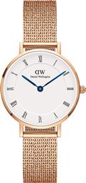 ΡΟΛΟΙ PETITE ROMAN NUMERALS MELROSE DW00100681 ΧΡΥΣΟ DANIEL WELLINGTON