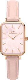 ΡΟΛΟΙ QUADRO PRESSED DW00100508 ΡΟΖ ΧΡΥΣΟ DANIEL WELLINGTON από το MODIVO