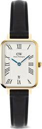 ΡΟΛΟΙ QUADRO ROMAN NUMERALS DATE DW00100865 ΜΑΥΡΟ DANIEL WELLINGTON