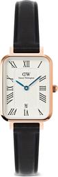 ΡΟΛΟΙ QUADRO STERLING ROMAN NUMERALS DW00100862 ΜΑΥΡΟ DANIEL WELLINGTON