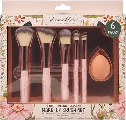 ΣΕΤ ΠΙΝΕΛΩΝ ΜΑΚΙΓΙΑΖ 6-PACK DANIELLE BEAUTY