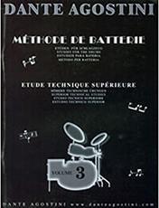 METHODE DE BATTERIE VOL 3 DANTE AGOSTINI