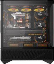 COMPUTER CASE DY460 BLACK WITH 4 ARGB FANS DARKFLASH