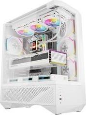 COMPUTER CASE DY460 WHITE WITH 4 ARGB FANS DARKFLASH