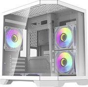 COMPUTER CASE FT350 + 5 ARGB FANS (WHITE) DARKFLASH