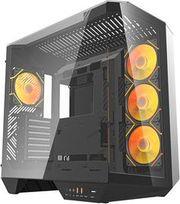 DY470 COMPUTER CASE (BLACK) + 4 FANS + GPU HOLDER DARKFLASH
