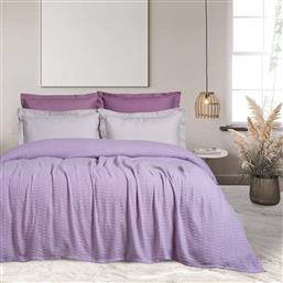 ΥΠΕΡΔΙΠΛΗ ΚΟΥΒΕΡΤΑ ΠΙΚΕ 0490 ΛΙΛΑ 220X240CM DAS HOME