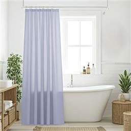 ΚΟΥΡΤΙΝΑ ΜΠΑΝΙΟΥ 0804 BLUE (180X200CM) DAS HOME