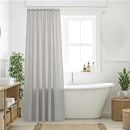 ΚΟΥΡΤΙΝΑ ΜΠΑΝΙΟΥ 0805 GREY(180X200CM) DAS HOME