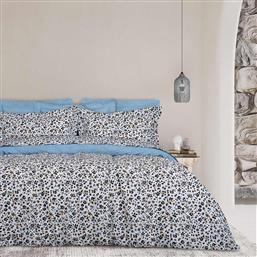 ΚΟΥΒΕΡΛΙ ΥΠΕΡΔΙΠΛΟ DAILY 9622 BLACK/BLUE/ECRU (220X240CM) DAS HOME