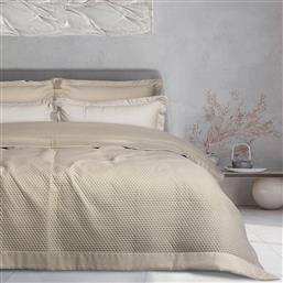 ΚΟΥΒΕΡΛΙ KING SIZE (240X250) HAPPY 9634 TAUPE DAS HOME από το SPITISHOP